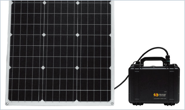 太陽光パネル＋蓄電池の可搬型電源発売