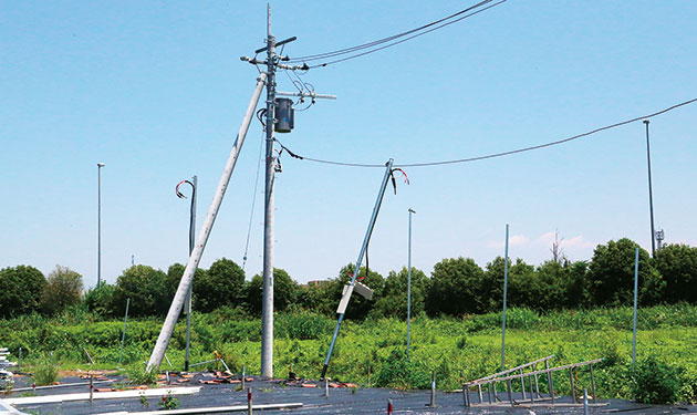 太陽光発電所を襲う自然災害