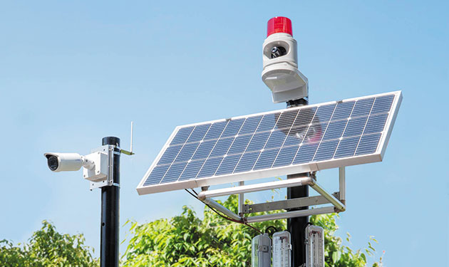 太陽光発電所向け盗難対策機器販売