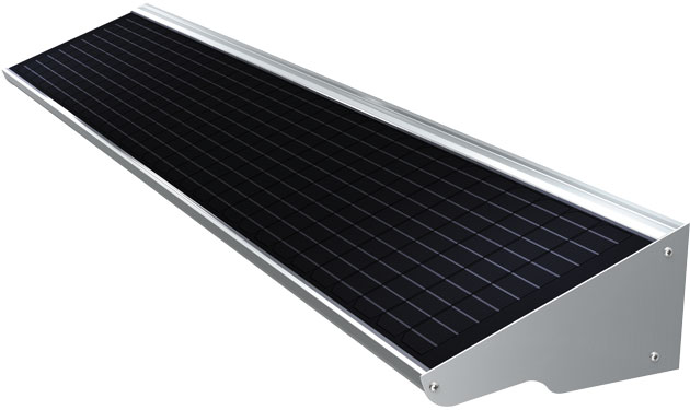 太陽光パネル搭載の外照式看板発売