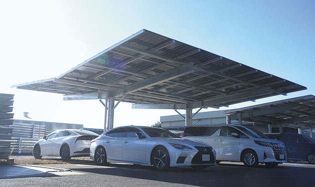 日栄インテック、PPA向け太陽光カーポート発売
