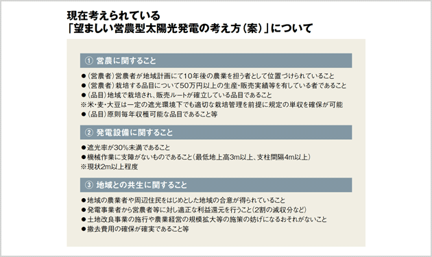 営農用太陽光ルール改定へ 規制強化の方向に舵か