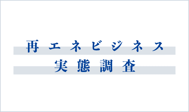 再エネビジネス実態調査