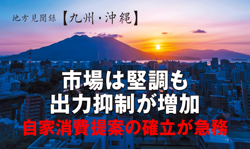 市場は堅調も出力抑制が増加　自家消費提案の確立が急務