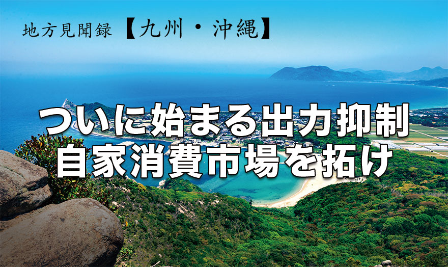 ついに始まる出力抑制　自家消費市場を拓け